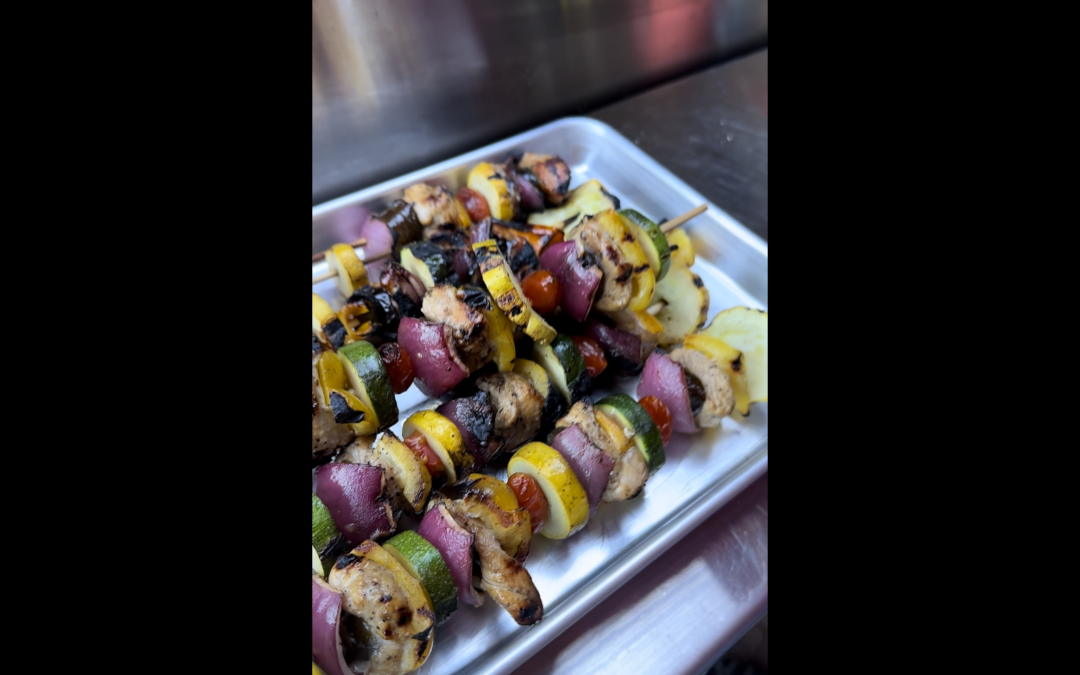 DGF Balsamic Grilled Chicken Kabobs