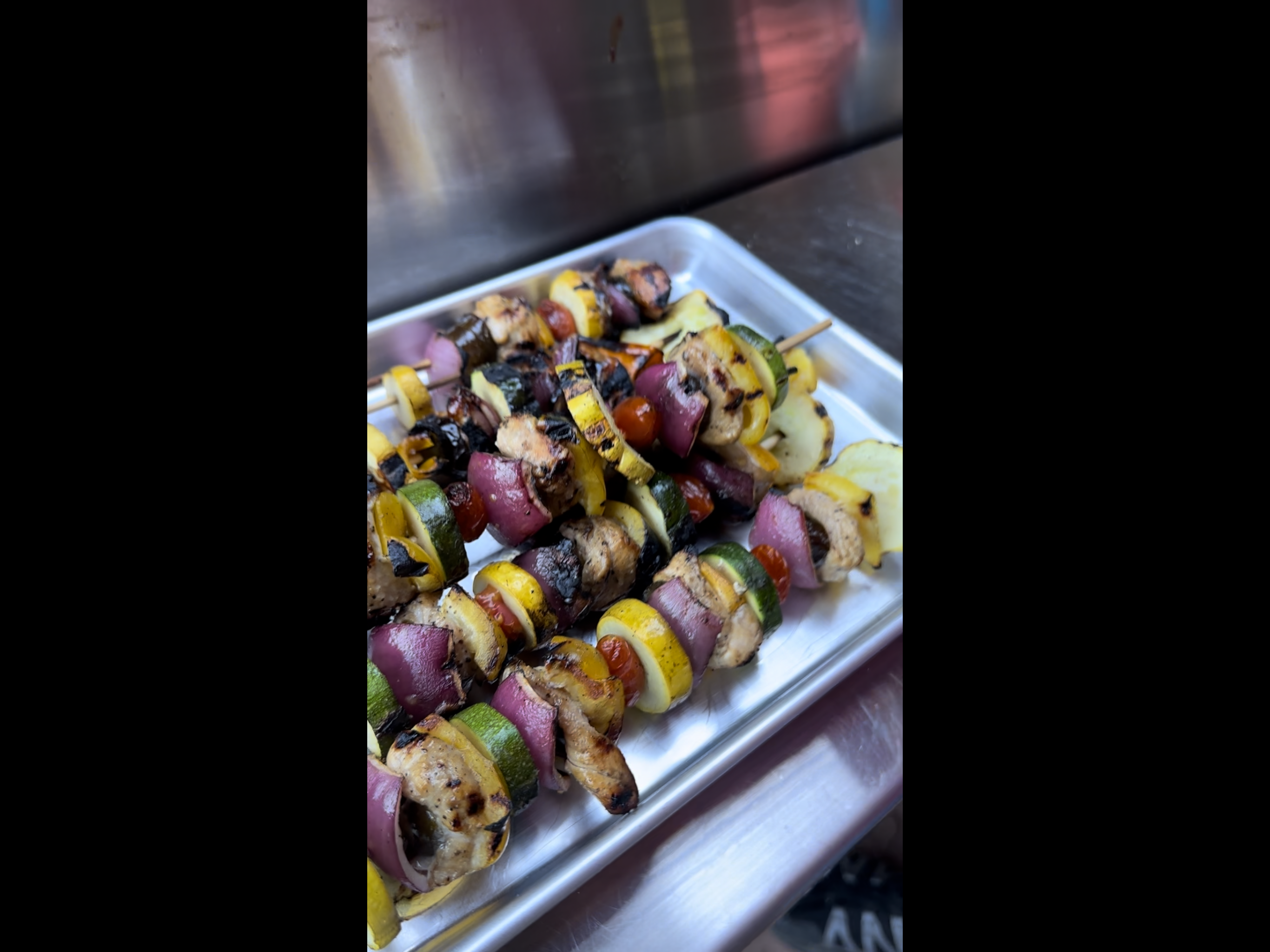 DGF Balsamic Grilled Chicken Kabobs