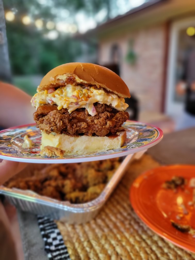 Chicken Crisper & Jalapeno Pimento Sandwich