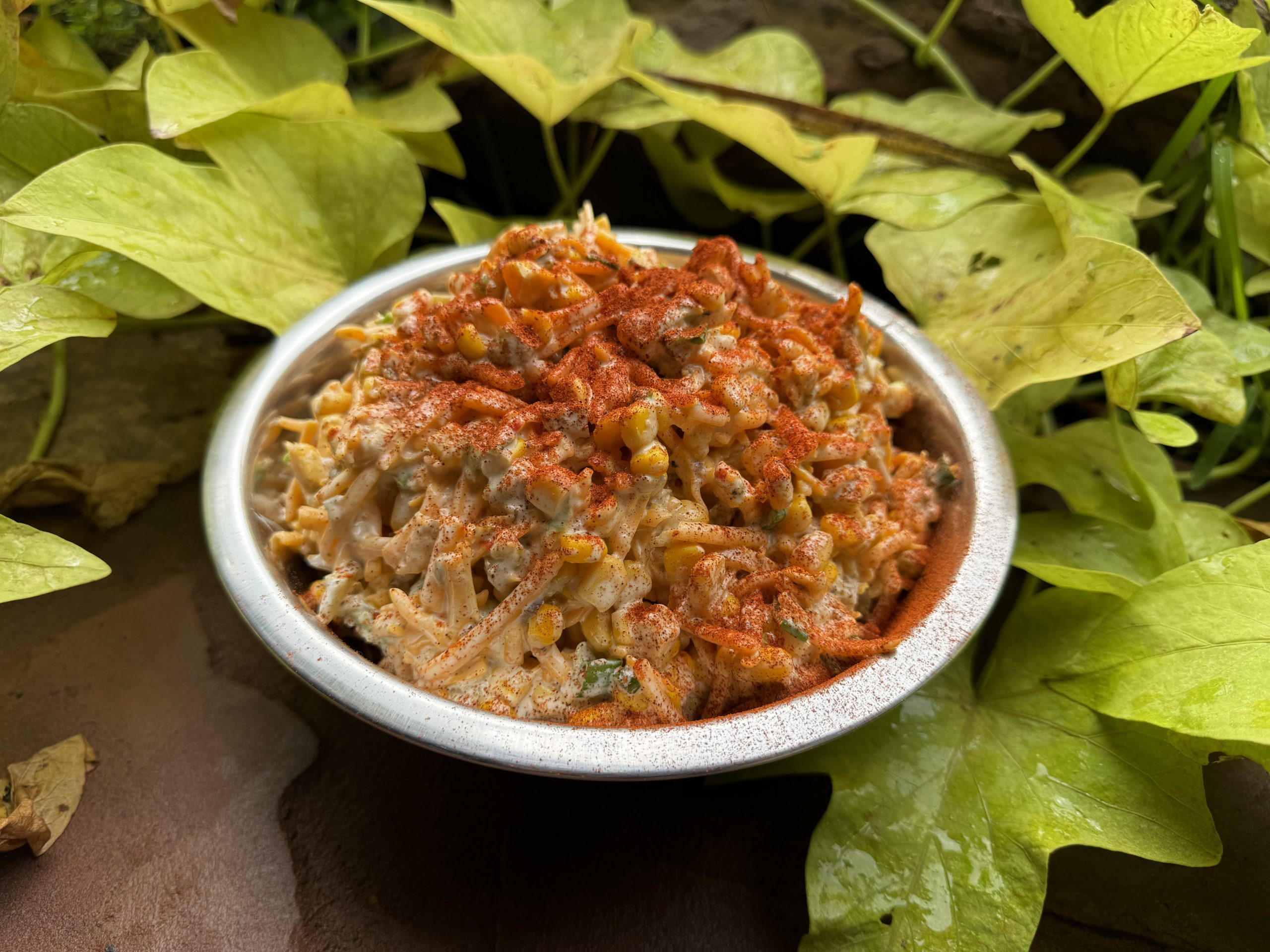 Classic Corn Dip With Candied Jalapeno Relish