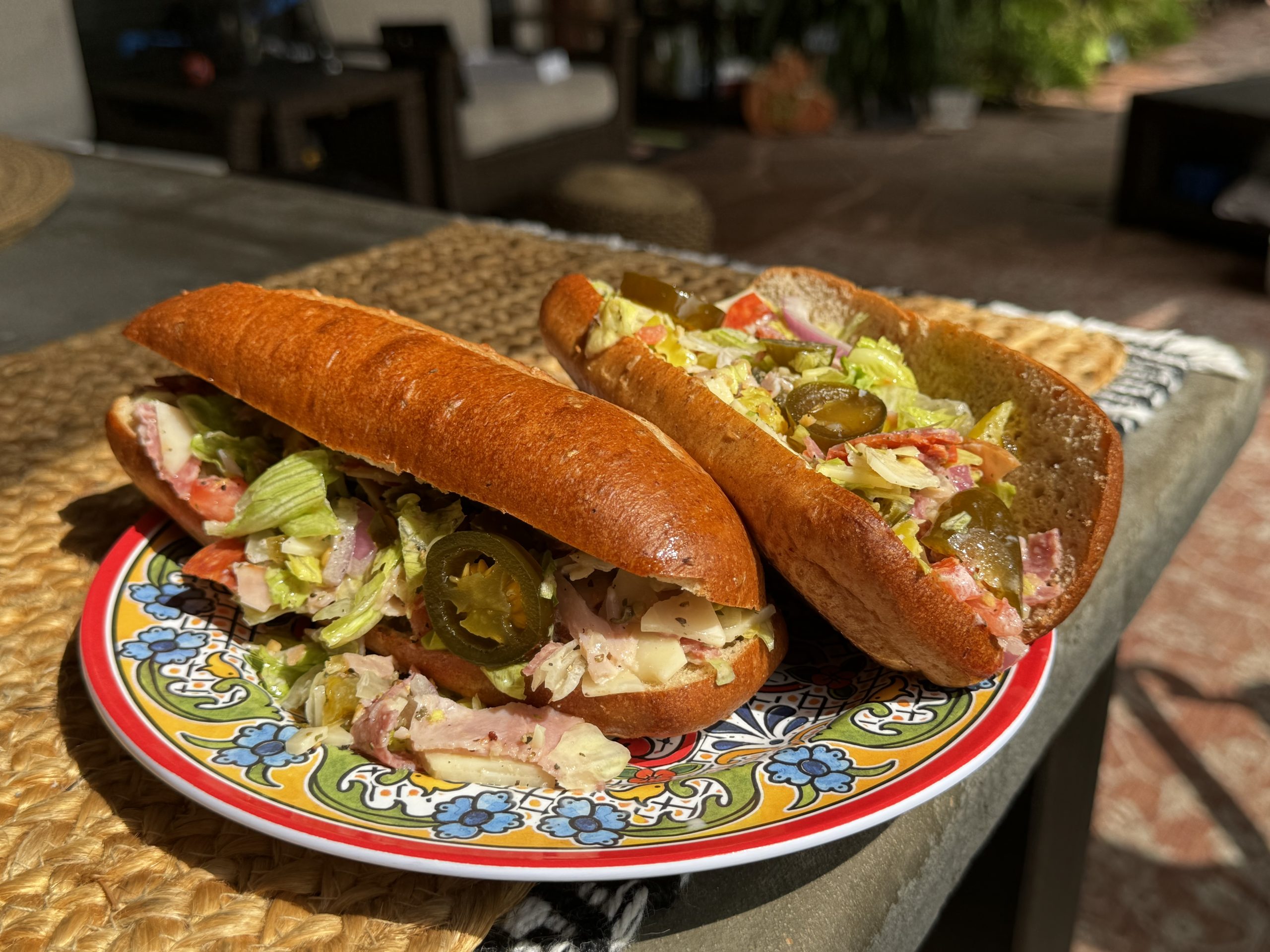 Chopped Italian Sub Sandwich