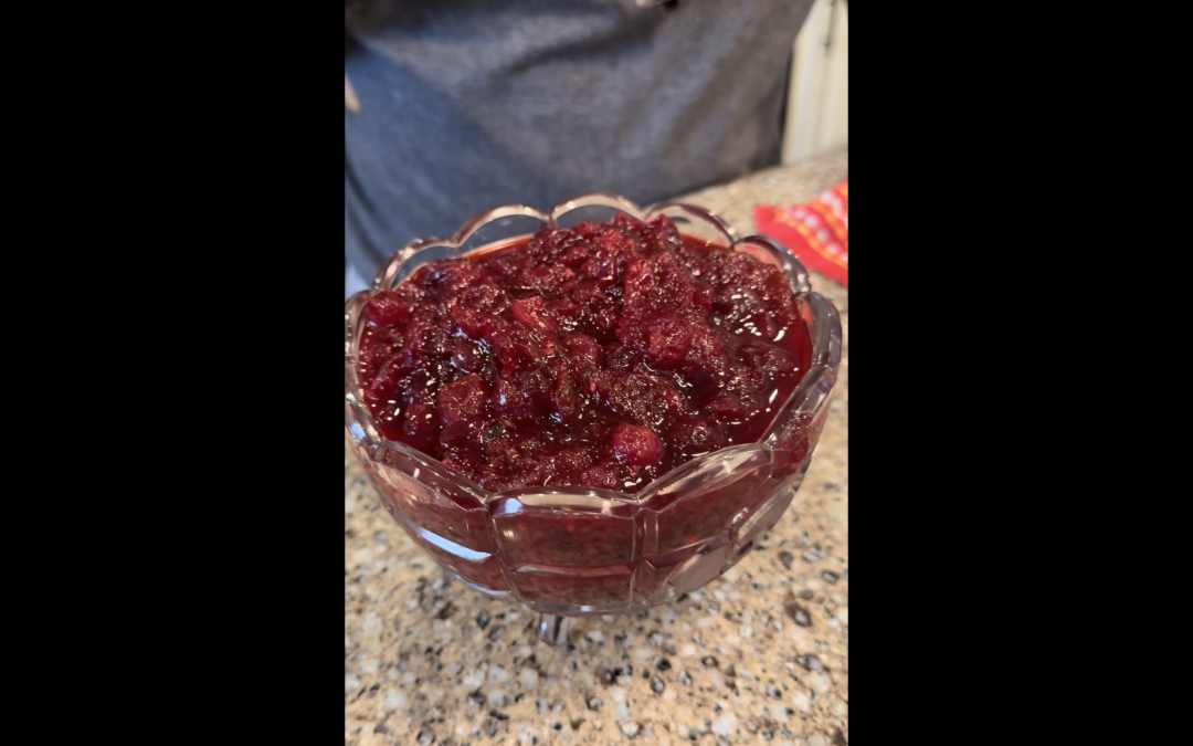 Sweet Heat Jalapeno Relish Cranberry Sauce